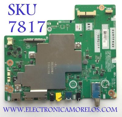 MAIN PARA ESMART TV SHARP 4K RESOLUCION (3840 x 2160) / NUMERO DE PÀRTE G738WE22 / QPWBXG738WJN2 / QKITPG738WJN2 / KG738FM / 2287F622 / 10062156 / PANEL PN-UH701 / PNUH701 / MODELO PN-UH701